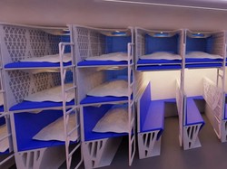 Inovasi Kabin Pesawat: Ada Kasur Bertingkat Kayak di Asrama