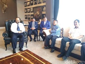 Temui Surya Paloh di DPP NasDem, Presiden PKS: Pelukan Kebangsaan