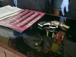 Bandar di Lahat Sumsel Ditangkap, 38 Paket Sabu-Senpi Rakitan Disita