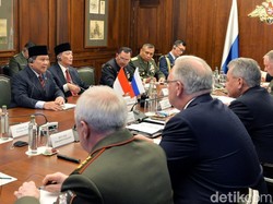 Prabowo Bertemu Menhan Rusia, Bahas Kerja Sama Pertahanan-Teknik Militer