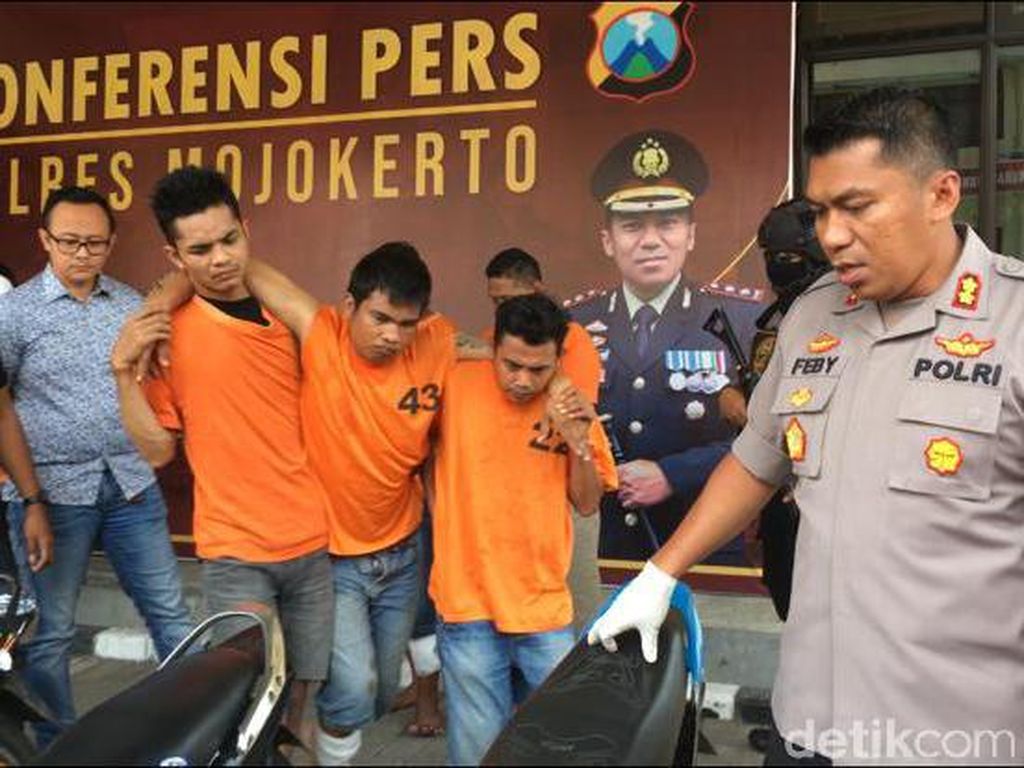 Pencuri Ponsel dan Motor di Mojokerto yang Sempat Viral Ditembak Pencuri Ponsel dan Motor di Mojokerto yang Sempat Viral Ditembak