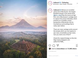 Sempat Heboh, Kemenparekraf Hapus Foto Gunung Lancip Borobudur