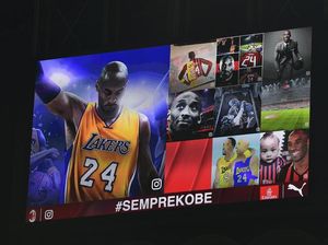 AC Milan Mengenang Kobe Bryant di San Siro AC Milan Mengenang Kobe Bryant di San Siro