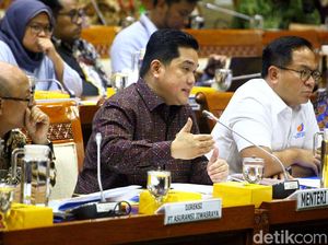 Anggota DPR Cecar Erick Thohir soal Kondisi Garuda yang Berdarah-darah