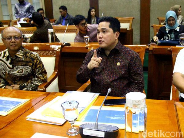 Erick Thohir Blak-blakan Soal Kasus Jiwasraya di Hadapan DPR