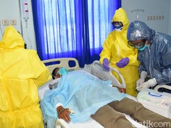 RS Jala Ammari Lantamal VI Simulasi Penanganan Pasien Virus Corona