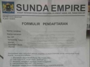 Heboh Pendaftaran Sunda Empire dari Biaya Rp 5 Juta-Belajar Kamehameha Heboh Pendaftaran Sunda Empire dari Biaya Rp 5 Juta-Belajar Kamehameha