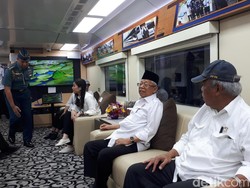 Maruf Amin Tinjau Perbaikan Jalur KA Rangkasbitung-Serang