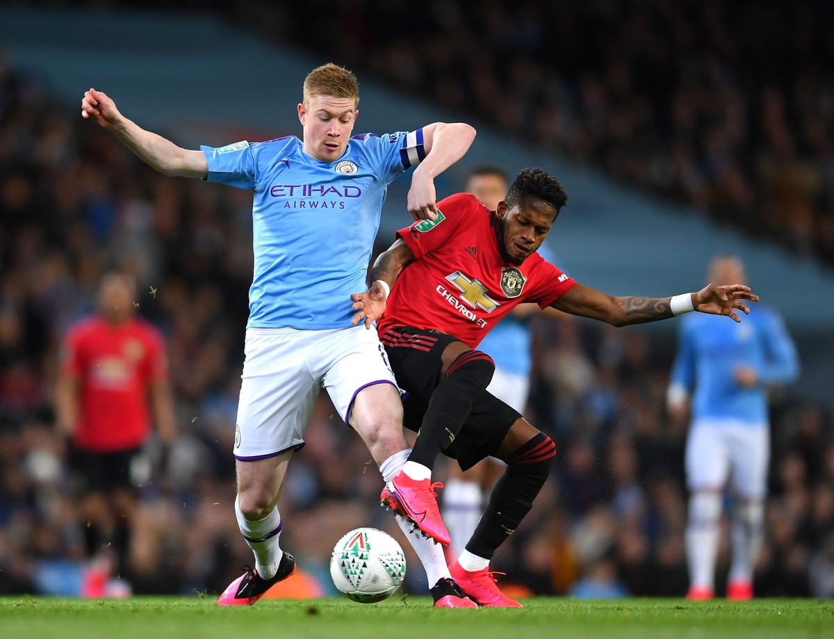 Link live streaming Man United vs Man City. (Foto: Laurence Griffiths/Getty Images)