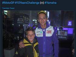 Foto Lawas: Quartararo si Bocah dan Valentino Rossi Idolanya