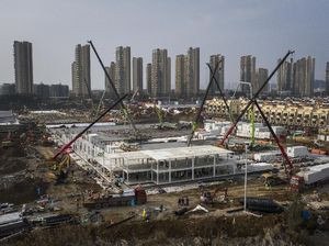 Penasaran? Begini Cara China Bangun RS Virus Corona dalam Waktu 10 Hari