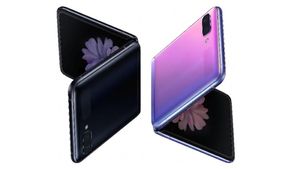 Penampakan Ponsel Layar Lipat Galaxy Z Flip dari Berbagai Sisi