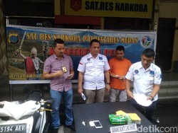 Polisi Tangkap Kurir 2 Kg Sabu di Medan