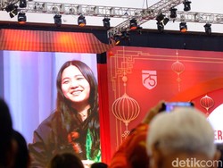 Saat Jokowi Sapa Anak Ahok dan Vero di Tengah Imlek Nasional