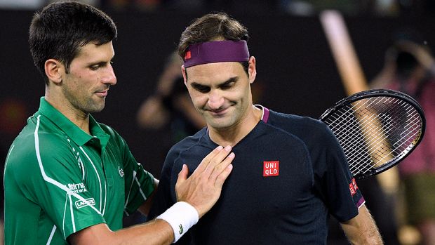 Novak Djokovic tetap memuji perlawanan Roger Federer.