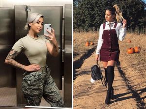 Beda Gaya 10 Tentara Wanita Saat Dinas VS Kasual yang Bikin Pangling