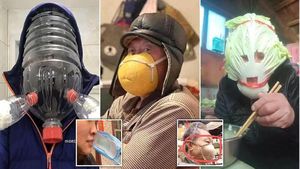 Warga China Manfaatkan Masker Sawi hingga Kulit Jeruk Untuk Tangkal Virus Corona
