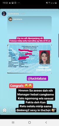 KTP baru Lucinta Luna