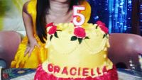 Imut! Ini Graciella Abigail, Aktris Miracle in Cell No.7 Saat Tiup Kue Ultah