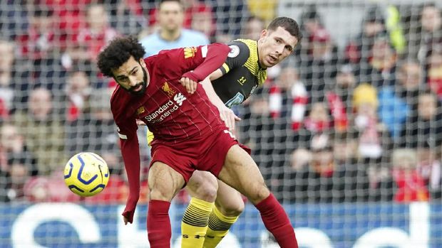 Mohamed Salah masih lebih subur dari Mane dalam perolehan gol. (