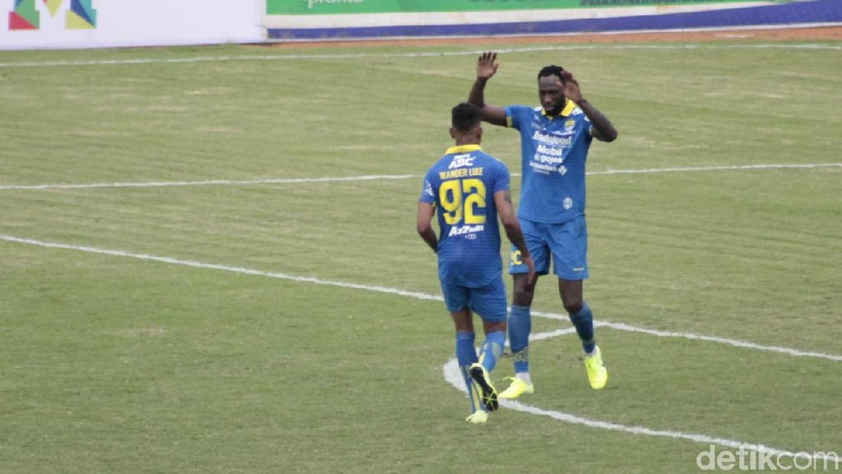 Persib Bandung mempunyai idola baru, Geoffrey Castillion dan Wander Luiz. (Foto: detikcom/Yudha Maulana)