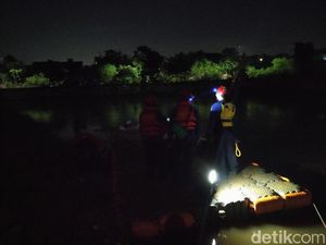 Minim Cahaya, Pencarian Bocah Tenggelam di Kali Pesanggrahan Dilanjutkan Besok