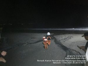 WN Afrika Terseret Arus Pantai Berawa Bali