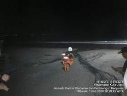 WN Afrika Terseret Arus Pantai Berawa Bali