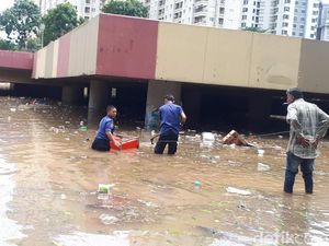 BPBD DKI: Ketinggian Air di Underpass Kemayoran Sudah Kurang dari 1 Meter