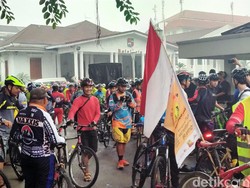 Rayakan Ulang Tahun, Komunitas Sepeda PPBR Gowes Bareng