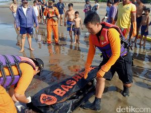 WN Afrika yang Terseret Arus Pantai Berawa Bali Ditemukan Tewas
