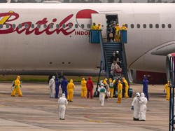Angkut WNI dari China, Pesawat Batik Air Langsung Mandi