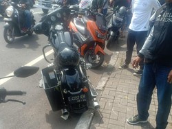 Pengendara Harley-Davidson Tabrak Anak SD di Sanur Bali