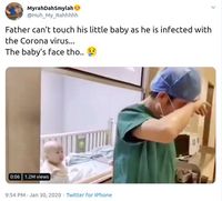 Ayah yang anaknya terserang virus corona