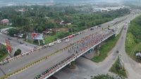 Wah! Flyover Ditutup Gegara Senam