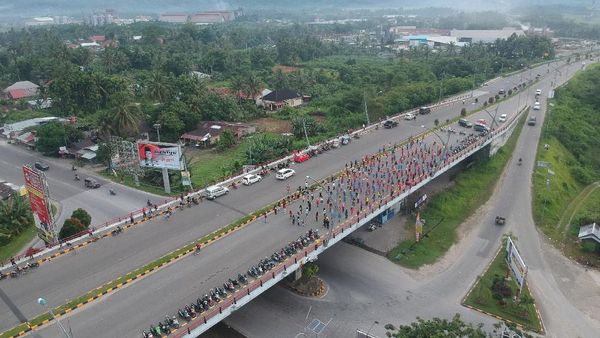 Wah! Flyover Ditutup Gegara Senam