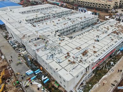 Dibangun Hanya dalam 10 Hari, Begini Penampakan RS Pasien Corona di Wuhan