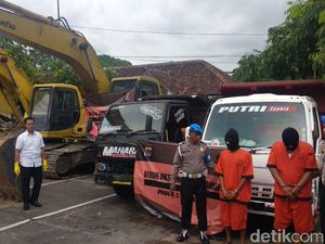 Razia Tambang Ilegal di Gunungkidul, Polisi Sita Alat Berat-Truk