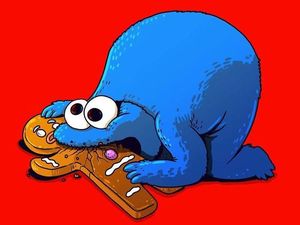 Ilustrasi Kocak dan Seram Sisi Lain Tokoh Kartun