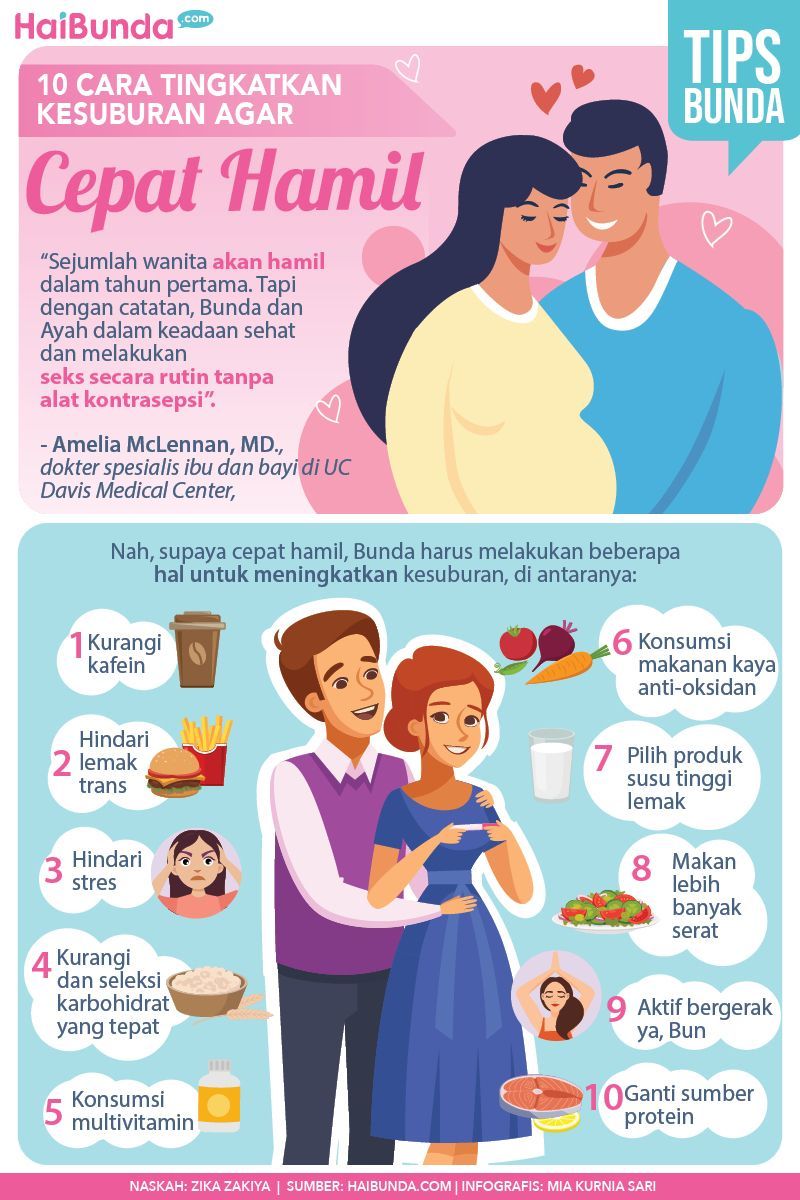infografis kesuburan haibunda