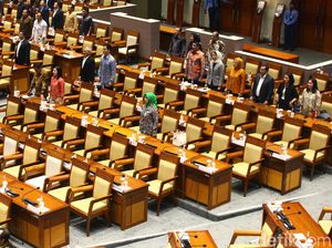Sepi! Paripurna Penetapan 5 Hakim Agung Tak Dihadiri 286 Anggota DPR