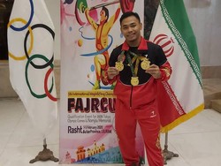 Eko Yuli cs Gondol 6 Emas dari Kejuaraan Angkat Besi di Iran