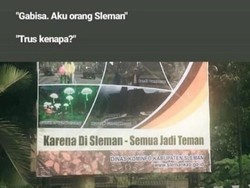 Baliho Di Sleman Semua Jadi Teman Ternyata Juga Sempat Heboh di 2017