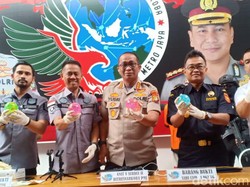 Penyelundupan Sabu Cair di Bola Mainan Diungkap, 3 Tersangka Dijerat