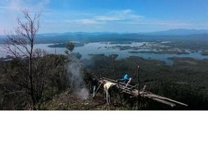 Melihat Kabupaten Rokan Hulu dari Ketinggian