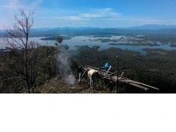 Melihat Kabupaten Rokan Hulu dari Ketinggian