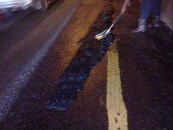 Bikin 7 Mobil Pecah Ban, Jalan Berlubang di Tol Soetta Ditambal