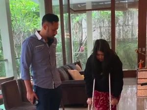 Mohon Doanya... Cucu SBY Alami Fraktur di Kaki Kanannya