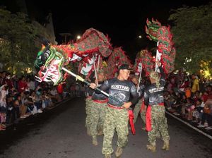 Barongsai Guntur Naga Geni Meriahkan Malioboro Imlek Festival