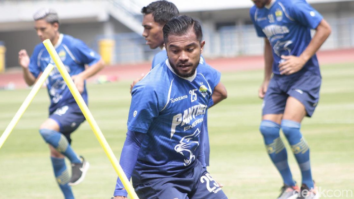 Pemain baru Persib Bandung, Zulham Zamrun. (Foto: Yudha Maulana/detikcom)